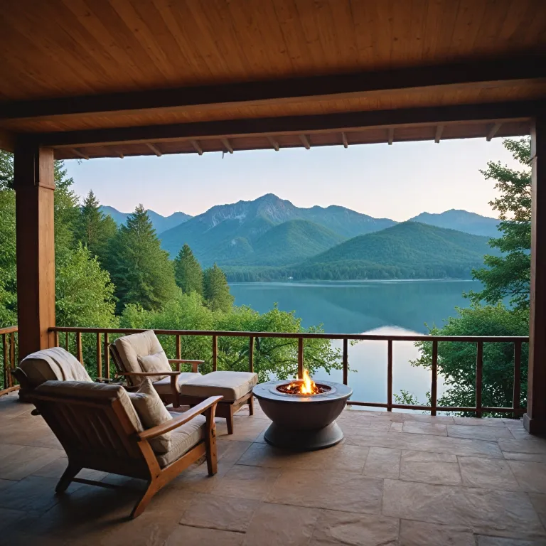 Premium lakefront chalet booking: elevate your stay with luxury amenities and serene views