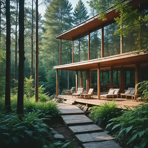 Experience refined comfort with luxury eco chalets for rent