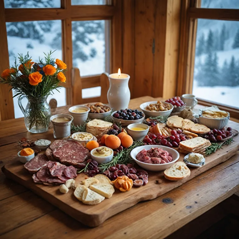 A charcuterie chalet kit for gourmet chalet stays and festive escapes