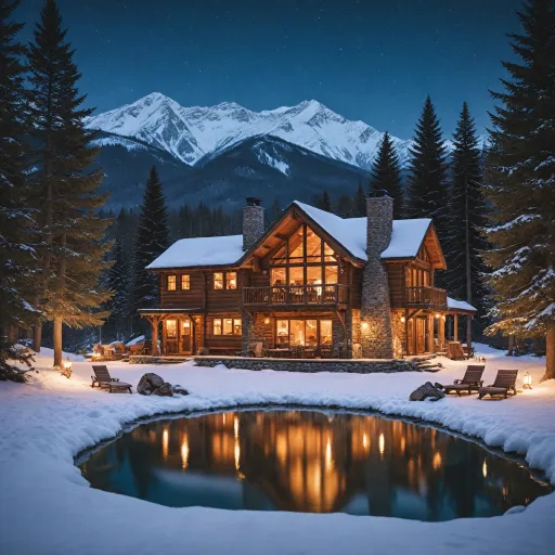 Fireside chalets and cabins for refined mountain escapes