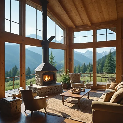 A serene chalet in the valley for refined alpine escapes