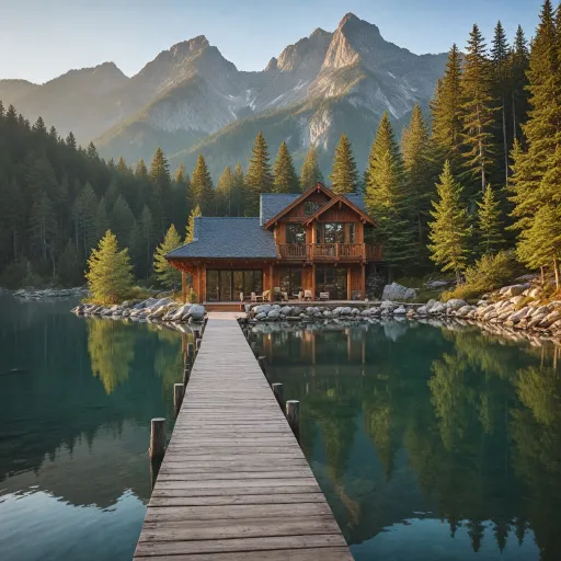 An elegant lakeside chalet escape for discerning travelers