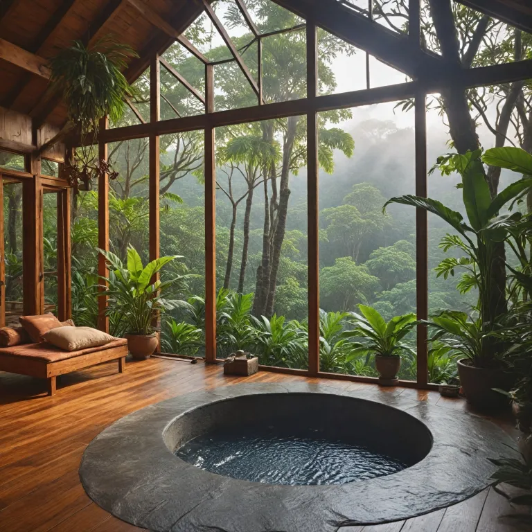 Chalet Kilauea hotel experience in the lush rainforest of volcano hawaii