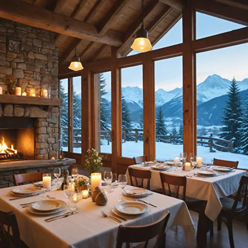 Refined chalet suisse restaurant menu for discerning alpine diners