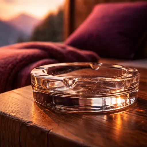 How a chalet glass ashtray elevates luxury chalet interiors