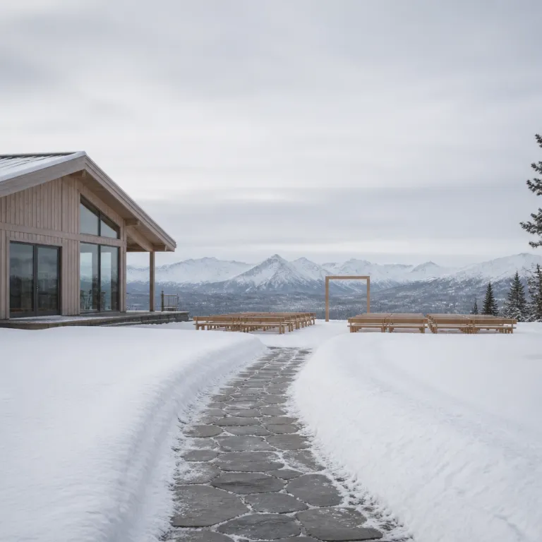 Fox Hollow Chalet in Anchorage: an elegant mountains venue for alpine events
