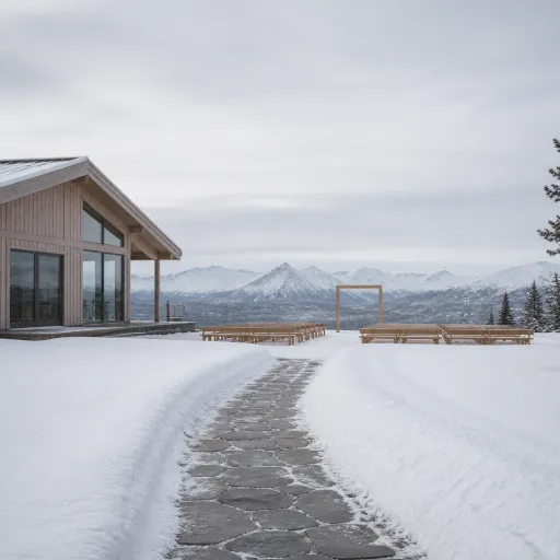 Fox Hollow Chalet in Anchorage: an elegant mountains venue for alpine events