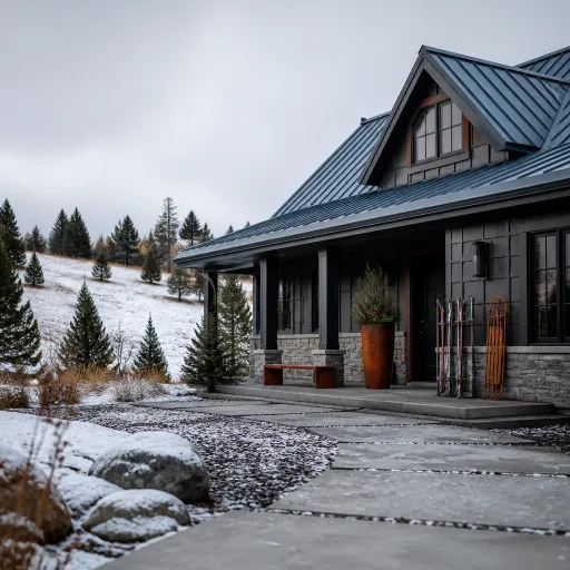 A refined chalet in Strongsville, Ohio for winter thrills and elegant stays